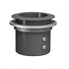 Socle de perche aluminium - laqué gris ral 9007