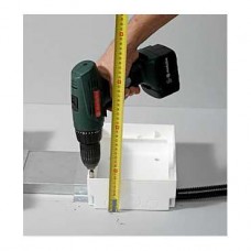 Boîte d'encastrement plast. dalle béton 95x183x183 mm pour ISM50624
