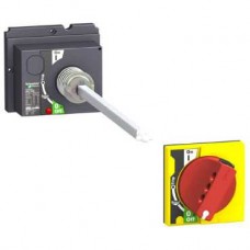 Poignée rotative prolongée - rouge - pour NSX100 à 250