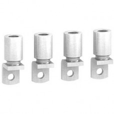 4 cosses de sertissage pour câble en aluminium de 150 mm² et cloisons de phase