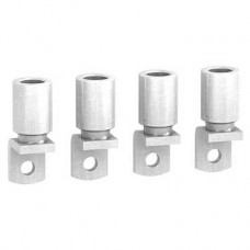 4 cosses de sertissage pour câble en aluminium de 185 mm² et cloisons de phase 