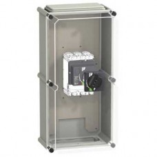 Boîtier IP55 - plastique  poignée rotative standard - pour Vigi NSX250