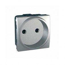Prise de courant 2P obturateurs Europe 2M Aluminium