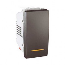 Interrupteur va et vient 2M 10AX 250V CA 1 m Graphite
