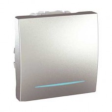 Permutateur lumineux 10A connexion rapide 2M Aluminium