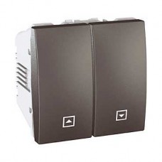 Poussoir 10A 250V CA 2M Graphite