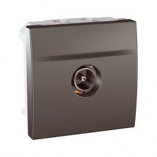 Prise TV blindée 2M Graphite