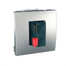 Prise haut parleur 2M Aluminium