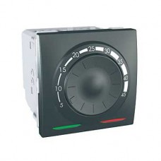 Thermostat pour plancher chauffant 10A 2M Graphite