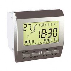 Minuterie à programmation hebdomadaire 230V CA 2M Aluminium