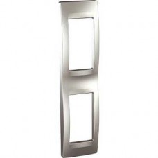 Plaque de finition et support 1 M superpose Aluminium