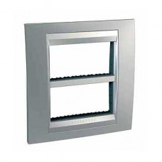 Plaque avec support de fixation inclus 2x4 m horizontal Aluminium