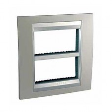 Plaque avec support de fixation inclus 2x4 m horizontal Aluminium
