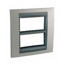 Plaque avec support de fixation inclus 2x4 m horizontal Graphite