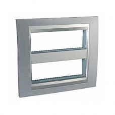 Plaque avec support de fixation inclus 2x6 m horizontal Aluminium