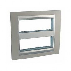 Plaque avec support de fixation inclus 2x6 m horizontal Aluminium