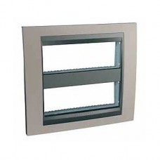 Plaque avec support de fixation inclus 2x6 m horizontal Graphite