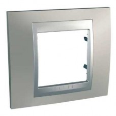Plaque 2M simple Nickel mat Aluminium