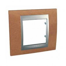 Plaque 2M simple Cerisie Aluminium
