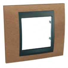 Plaque 2M simple Cerisier Graphite