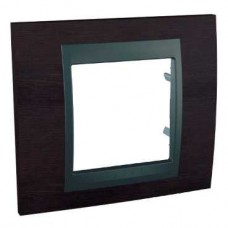 Plaque 2M simple Wengé Graphite