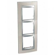 Plaque 6M triple vertical nickel mat/Aluminium