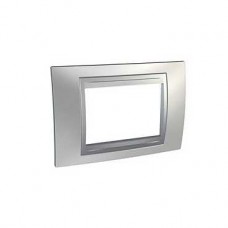 plaque 3M simple Chrome satiné Aluminium