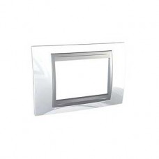 plaque 3M simple Blanc techno Aluminium