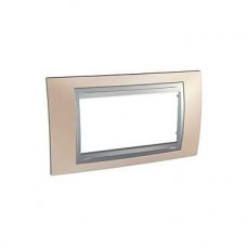 Plaque 4M simple Cuivre d'onyx Aluminium