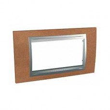Plaque 4M simple Cerisier Aluminium