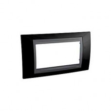 Plaque de finition 4M Noir Rhodium Graphite