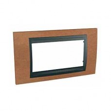 Plaque 4M simple Cerisier Graphite