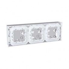 Boîtes pour montage en saillie 3 postes 3x2 M Gris