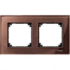Plaque de finition 2 postes