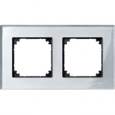 Plaque de finition 2 postes