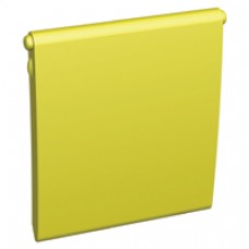Sachet de 10 volets pour enjoliveurs RJ45 jaune (téléphone)