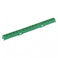 Capot IP2 pour bornier 1622 et 32 trous-vert