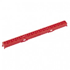 Capot IP2 pour bornier 1622 et 32 trous-rouge