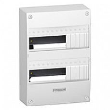 Coffret en saillie-IP 30-2 x 13 modules-sans porte