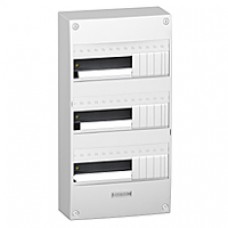 Coffret en saillie-IP 30-3 x 13 modules-sans porte