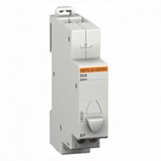 Bouton poussoir modulaire BP gris 1 O
