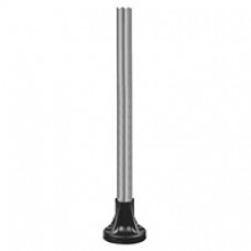 Tube support + pied de fixation l=800mm aluminium