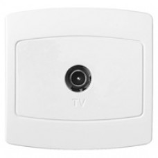 Prise TV simple mâle blindée