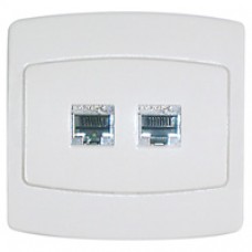 Prise RJ45 cat 6 blindée double FTP