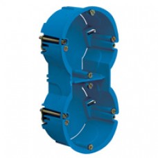 Boîte double profondeur 40mm entraxe 71mm vert/horizontal
