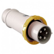 Fiche mobile industrielle-droite-125A-3P+N+T-100..130V CA-IP 67
