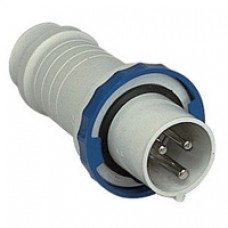 Fiche mobile industrielle-droite-63A-2P+T-200..250V CA-IP 67