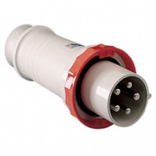 Fiche mobile industrielle-droite-63A-3P+N+T-380..415V CA-IP 67