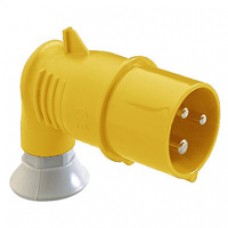 Fiche mobile coudée 32A 2PT 100-130V IP44 50-60HZ