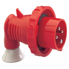 Fiche mobile coudée 32A 3PT 380-415V IP67 50-60HZ